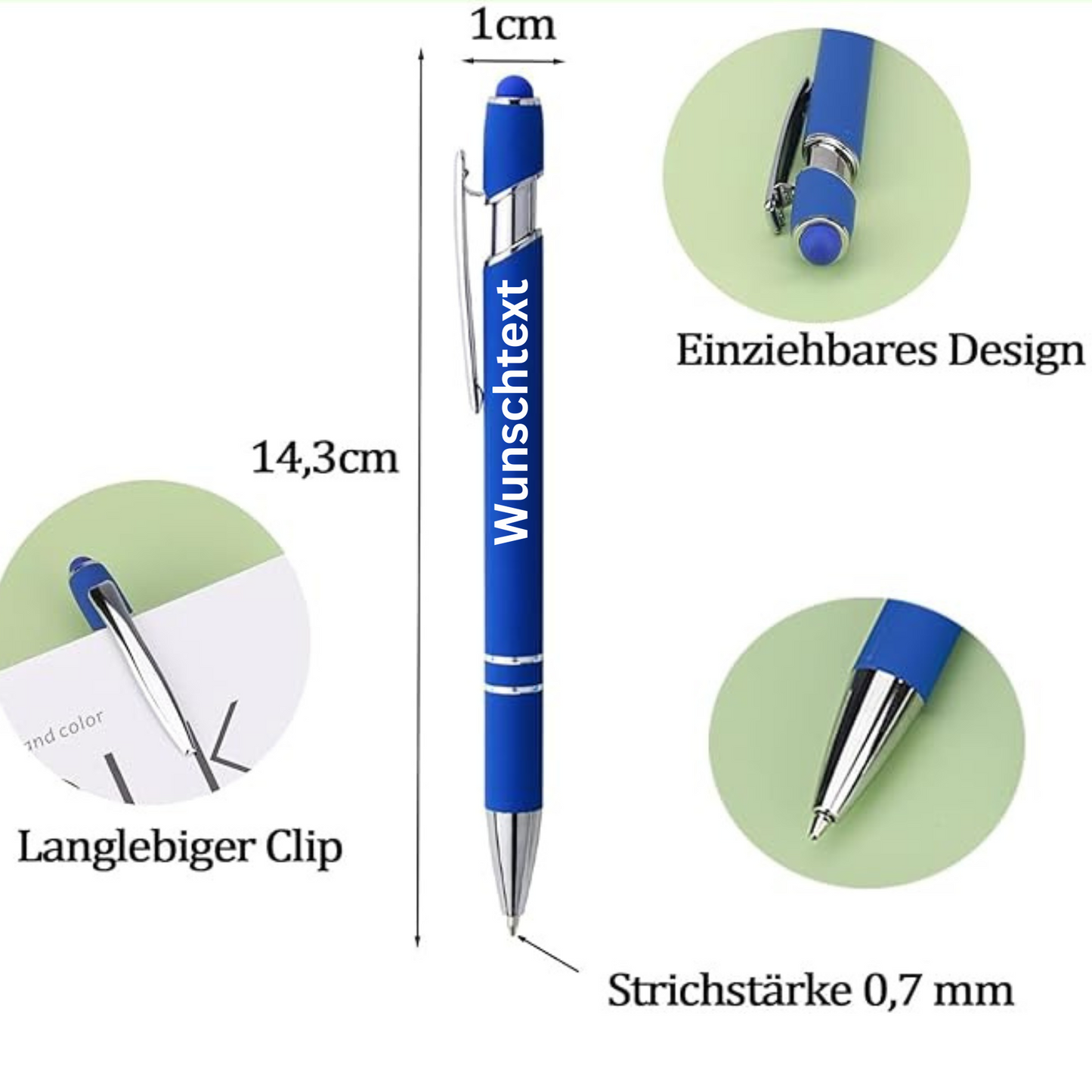 Kugelschreiber mit Gravur - GebrüderR&A