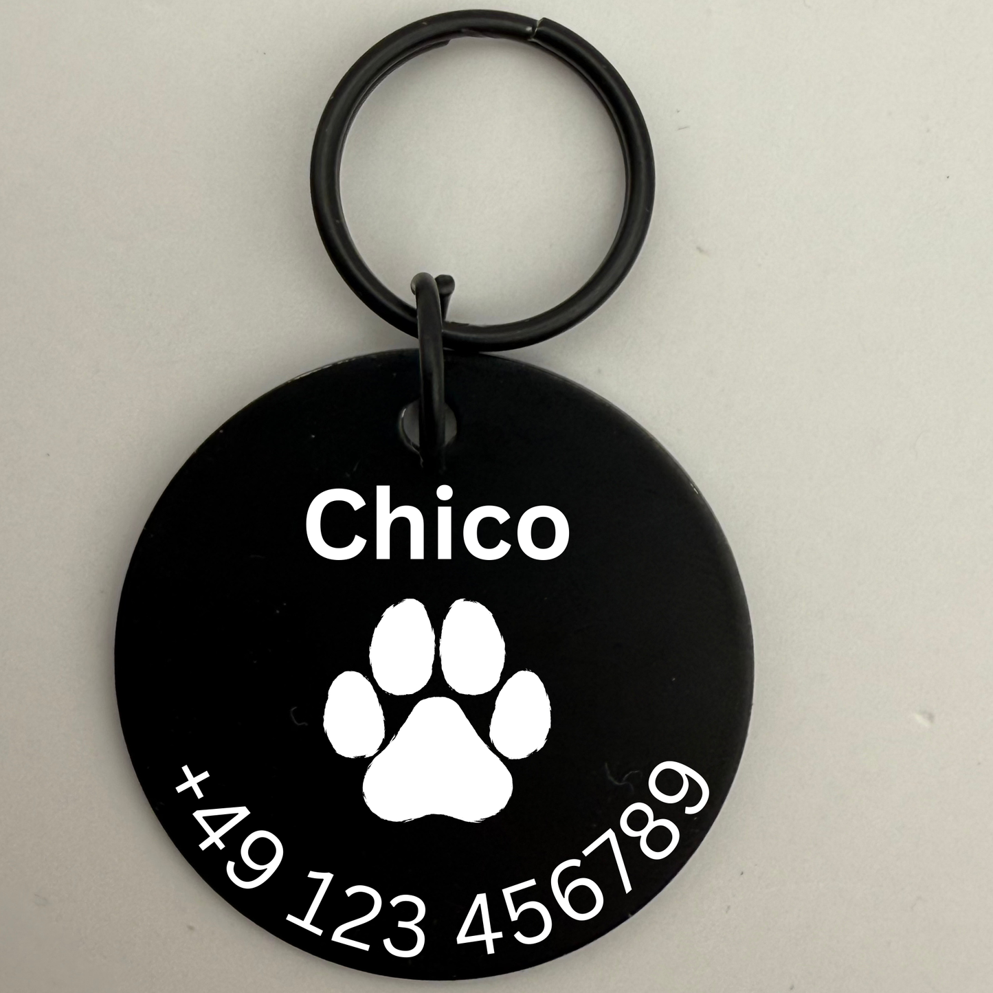 Tier-Anhänger (Pferd, Hund, Katze) | Infostempel Eloxiert - GebrüderR&A