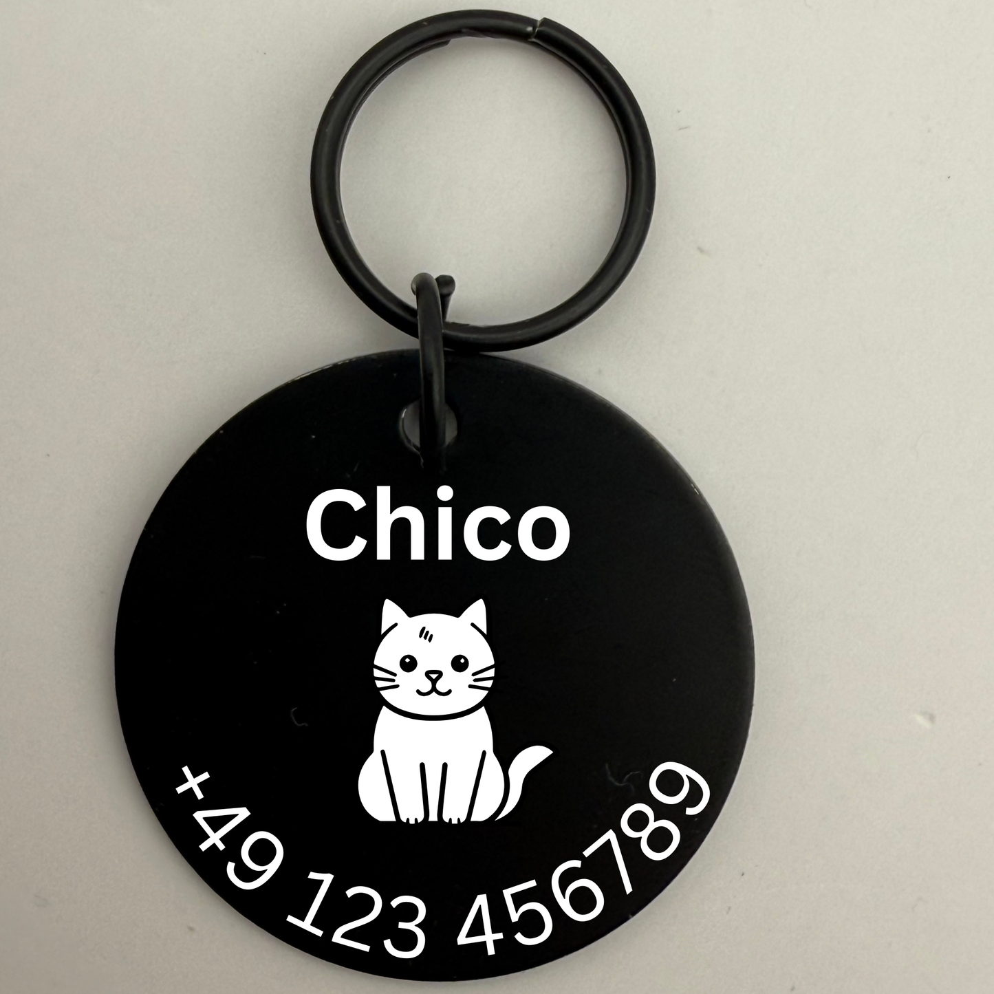 Tier-Anhänger (Pferd, Hund, Katze) | Infostempel Eloxiert - GebrüderR&A