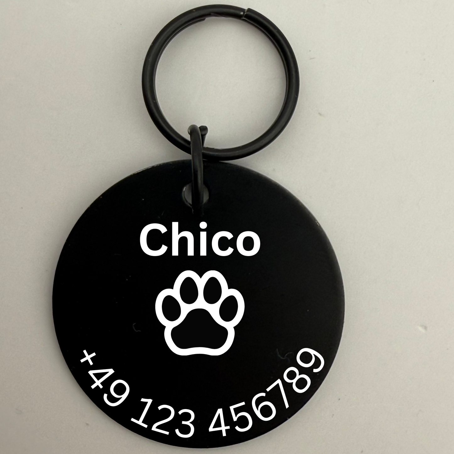 Tier-Anhänger (Pferd, Hund, Katze) | Infostempel Eloxiert - GebrüderR&A