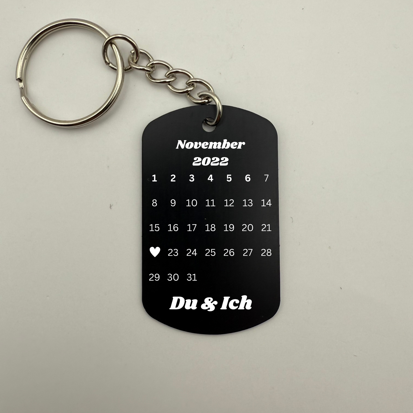 Datum Dog Tag - Schlüsselanhänger - GebrüderR&A
