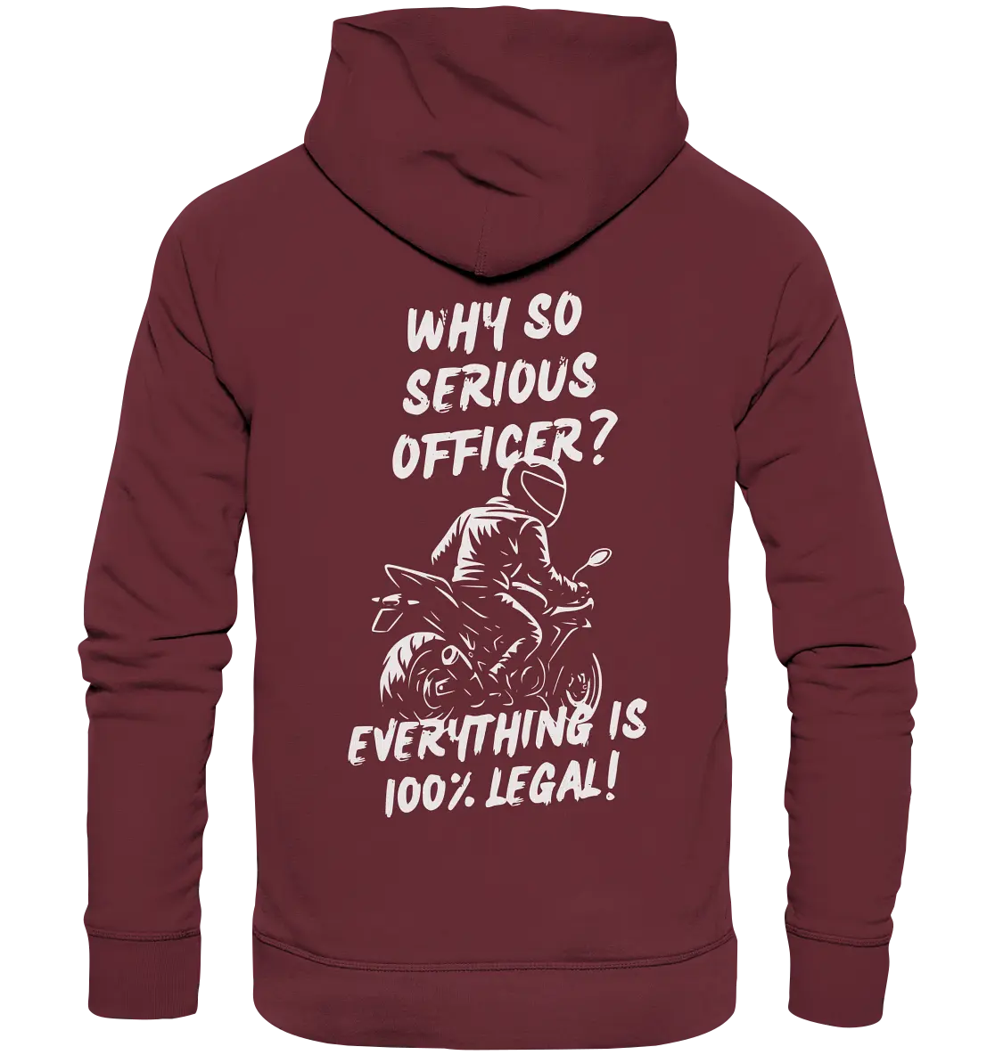 100% Legal - Organic Hoodie - GebrüderR&A