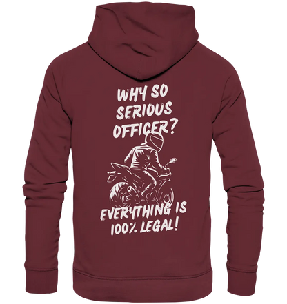 100% Legal - Organic Hoodie - GebrüderR&A