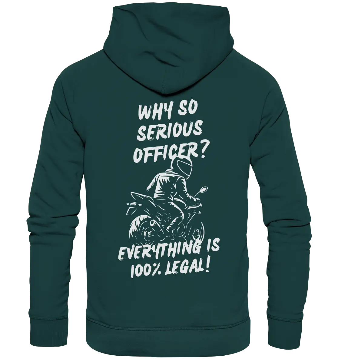 100% Legal - Organic Hoodie - GebrüderR&A