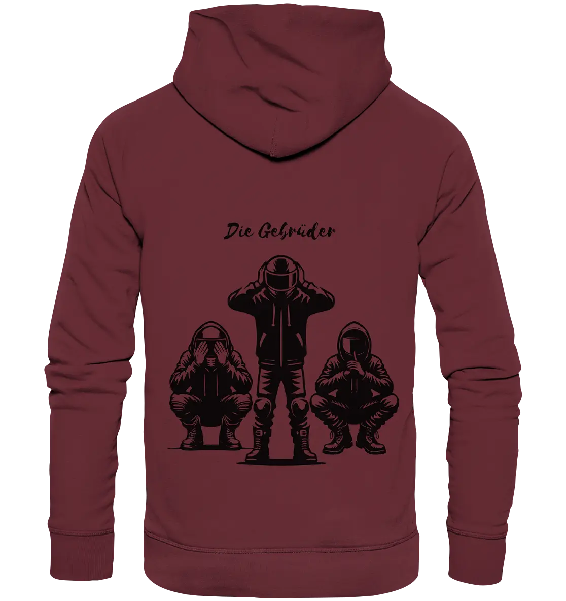 🙈🙉🙊 - Organic Basic Hoodie - GebrüderR&A