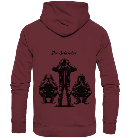 🙈🙉🙊 - Organic Basic Hoodie - GebrüderR&A
