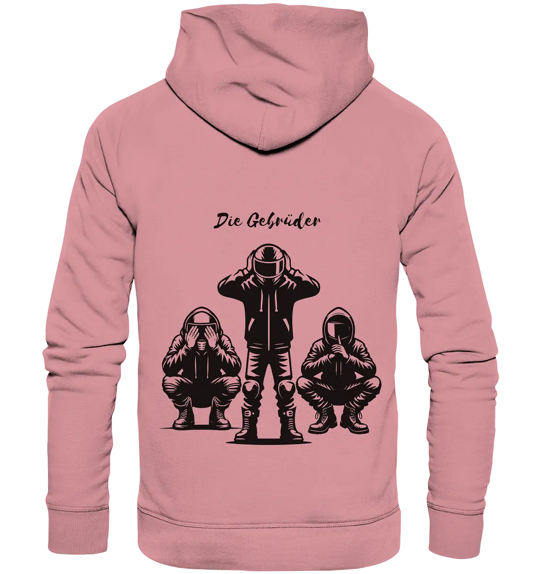 🙈🙉🙊 - Organic Basic Hoodie - GebrüderR&A