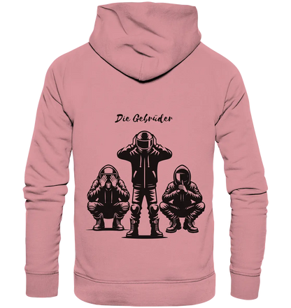 🙈🙉🙊 - Organic Basic Hoodie - GebrüderR&A