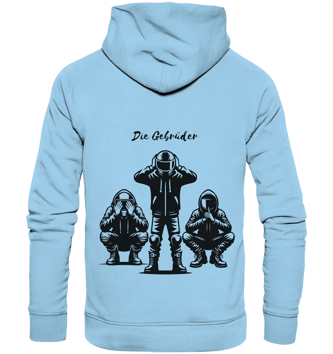 🙈🙉🙊 - Organic Basic Hoodie - GebrüderR&A