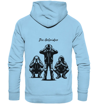 🙈🙉🙊 - Organic Basic Hoodie - GebrüderR&A