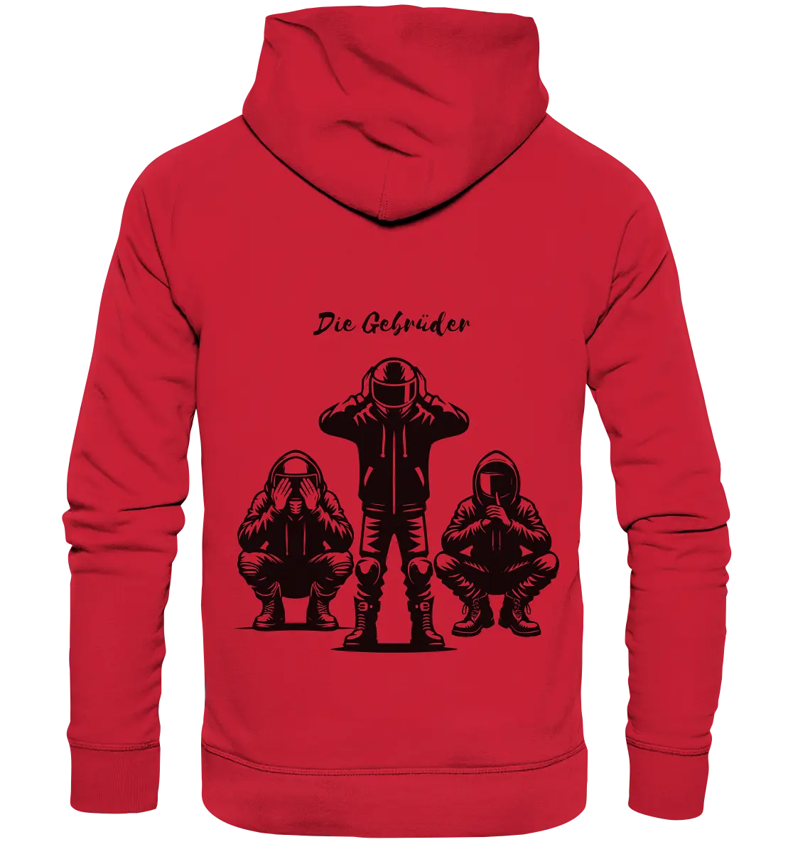 🙈🙉🙊 - Organic Basic Hoodie - GebrüderR&A