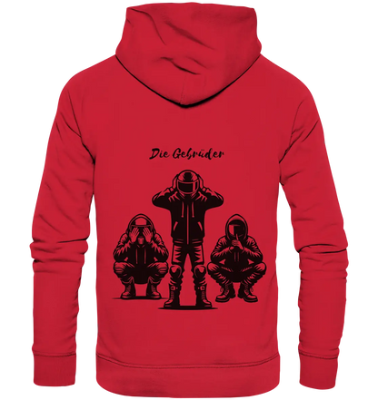 🙈🙉🙊 - Organic Basic Hoodie - GebrüderR&A