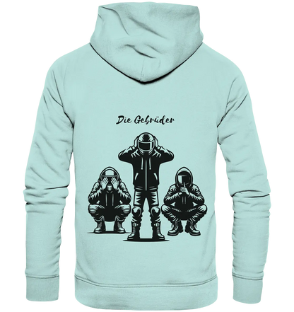 🙈🙉🙊 - Organic Basic Hoodie - GebrüderR&A