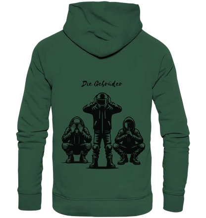 🙈🙉🙊 - Organic Basic Hoodie - GebrüderR&A