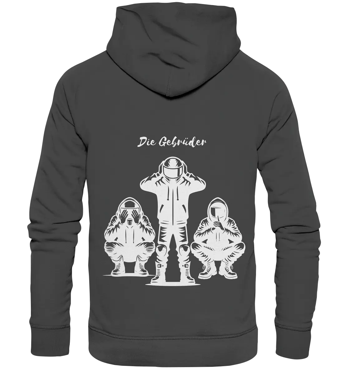 🙈🙉🙊 - Organic Basic Hoodie - GebrüderR&A