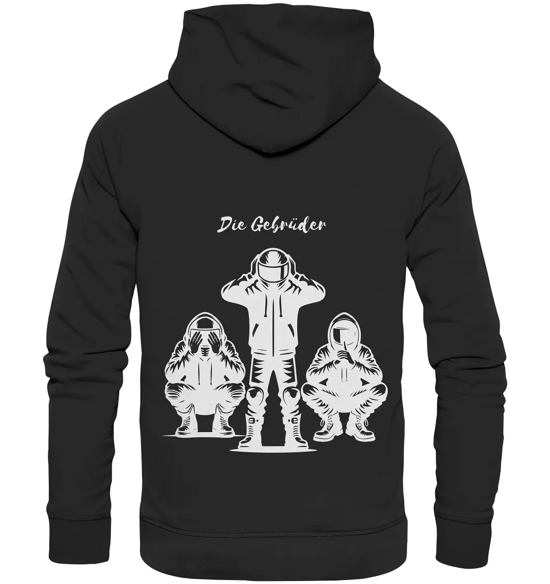 🙈🙉🙊 - Organic Basic Hoodie - GebrüderR&A