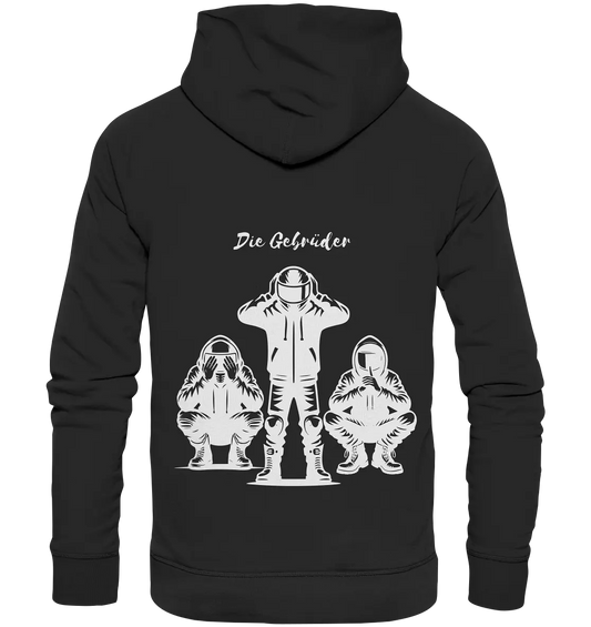 🙈🙉🙊 - Organic Basic Hoodie - GebrüderR&A