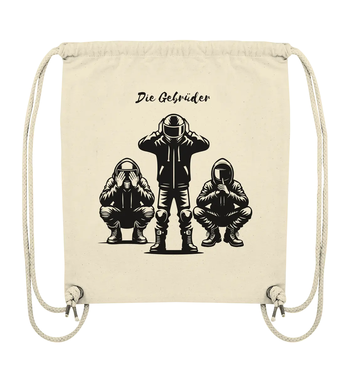 🙈🙉🙊 - Organic Gym-Bag - GebrüderR&A