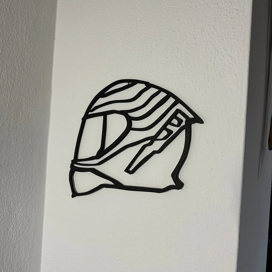 Wall Helmet Var.1 - Wandbild - GebrüderR&A
