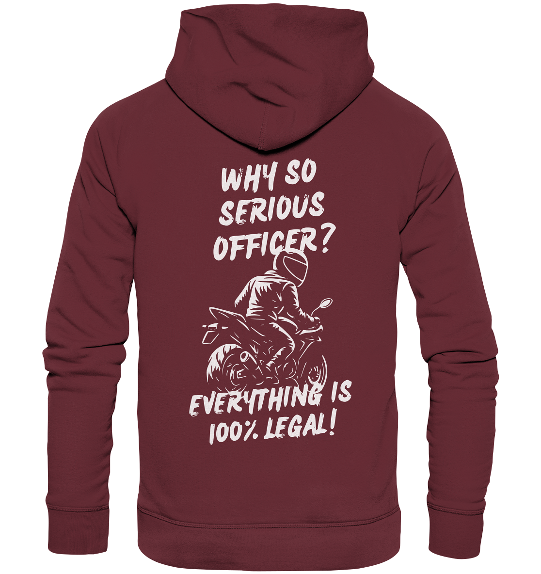 100% Legal - Organic Hoodie GebrüderR&A