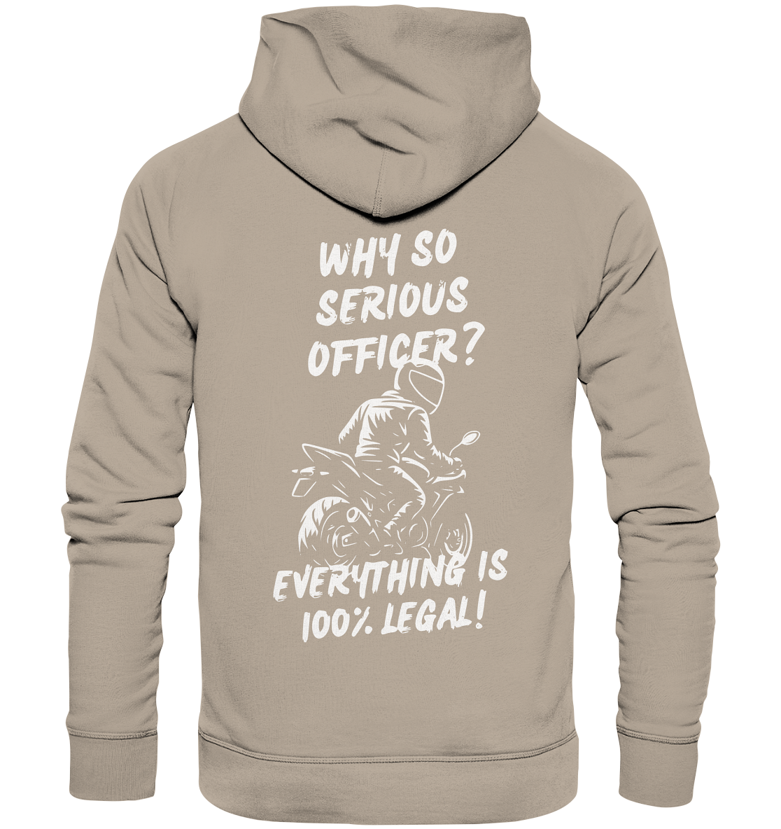 100% Legal - Organic Hoodie GebrüderR&A