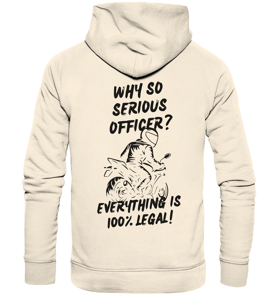 100% Legal - Organic Hoodie GebrüderR&A